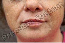 Mouth Woman Casual Average Wrinkles Street photo references